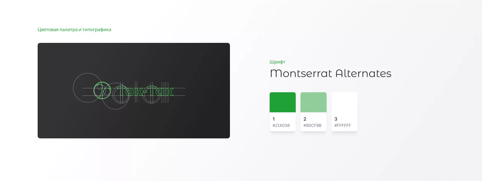 Разработка логотипа аутсорсинговой компании «Ток-Так» в Чаплыгине
