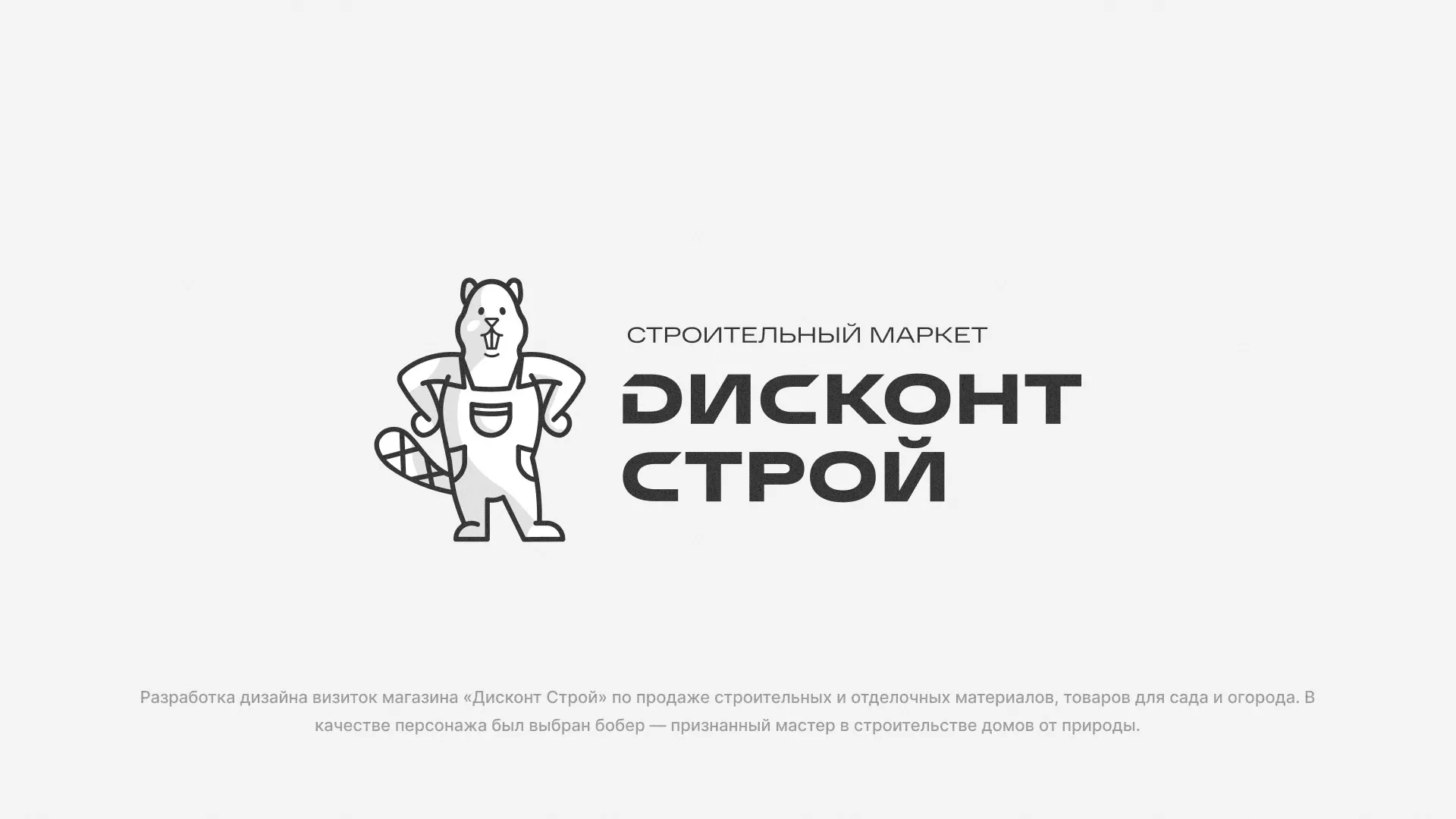 Разработка дизайна визиток магазина «Дисконт Строй» в Чаплыгине